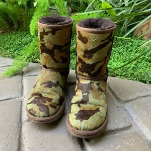 camo ugg style boots